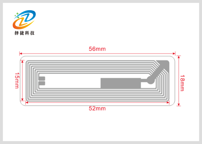 NFC標(biāo)簽 Ntag 216 56*18mm剖析展示一