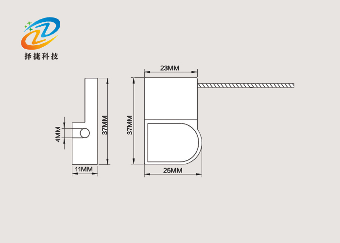 電子鉛封標(biāo)簽ZJ-02H實(shí)拍展示圖二
