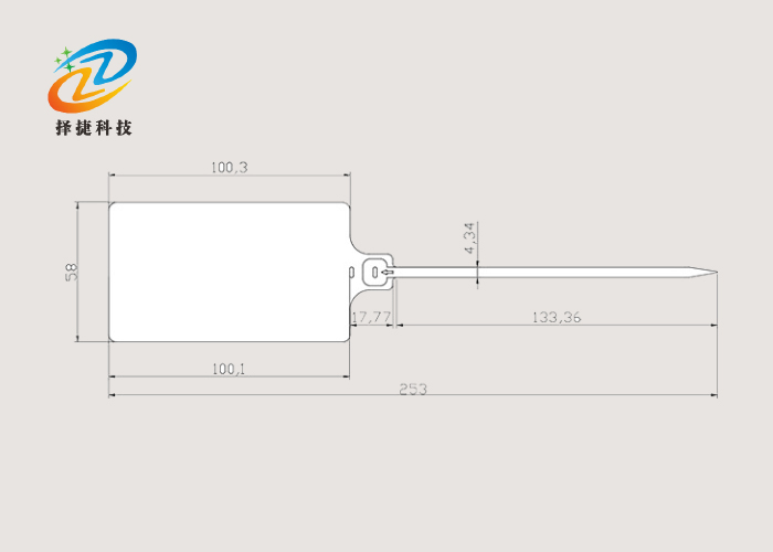 一次性大標(biāo)牌塑料扎帶ZJ-PS406實(shí)拍展示圖五