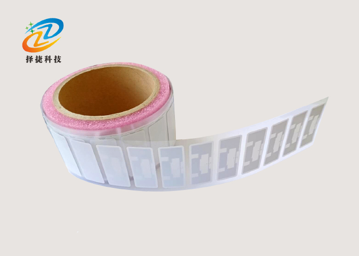 不干膠抗液體電子標(biāo)簽ZJKY4318產(chǎn)品實(shí)拍展示圖一